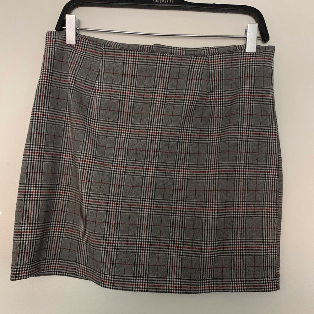 Plaid skirt